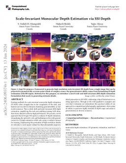Scale-Invariant Monocular Depth Estimation via SSI Depth
