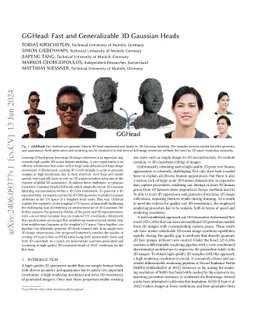 GGHead: Fast and Generalizable 3D Gaussian Heads