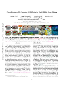 ConsistDreamer: 3D-Consistent 2D Diffusion for High-Fidelity Scene
  Editing