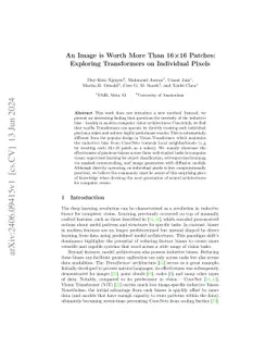 An Image is Worth More Than 16x16 Patches: Exploring Transformers on Individual Pixels