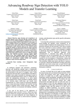 Advancing Roadway Sign Detection with YOLO Models and Transfer Learning