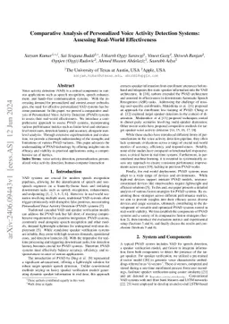Comparative Analysis of Personalized Voice Activity Detection Systems:
  Assessing Real-World Effectiveness