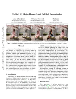 My Body My Choice: Human-Centric Full-Body Anonymization