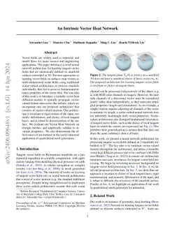An Intrinsic Vector Heat Network