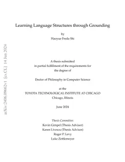 Learning Language Structures through Grounding