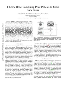 I Know How: Combining Prior Policies to Solve New Tasks