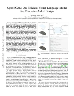 OpenECAD: An Efficient Visual Language Model for Editable 3D-CAD Design
