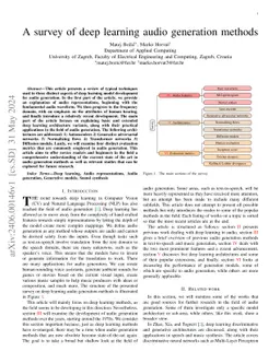 A Survey of Deep Learning Audio Generation Methods