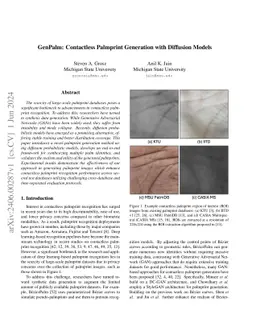 GenPalm: Contactless Palmprint Generation with Diffusion Models