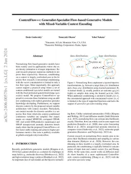 ContextFlow++: Generalist-Specialist Flow-based Generative Models with
  Mixed-Variable Context Encoding