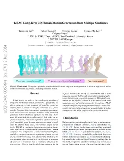 T2LM: Long-Term 3D Human Motion Generation from Multiple Sentences