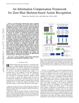 An Information Compensation Framework for Zero-Shot Skeleton-based
  Action Recognition