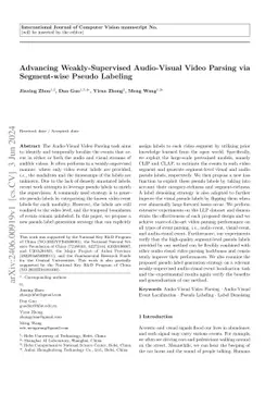 Advancing Weakly-Supervised Audio-Visual Video Parsing via Segment-wise
  Pseudo Labeling