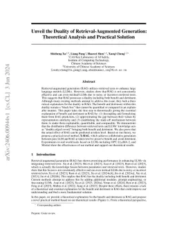 A Theory for Token-Level Harmonization in Retrieval-Augmented Generation
