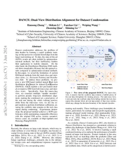 DANCE: Dual-View Distribution Alignment for Dataset Condensation