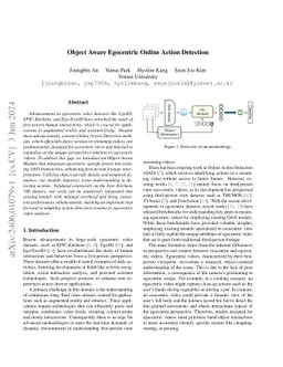 Object Aware Egocentric Online Action Detection