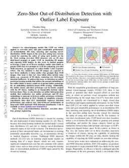 Zero-Shot Out-of-Distribution Detection with Outlier Label Exposure