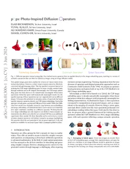 pOps: Photo-Inspired Diffusion Operators