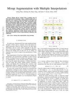 Mixup Augmentation with Multiple Interpolations