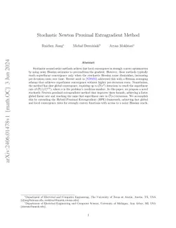 Stochastic Newton Proximal Extragradient Method