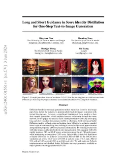 Guided Score identity Distillation for Data-Free One-Step Text-to-Image Generation