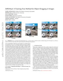 DiffUHaul: A Training-Free Method for Object Dragging in Images