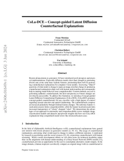 CoLa-DCE -- Concept-guided Latent Diffusion Counterfactual Explanations