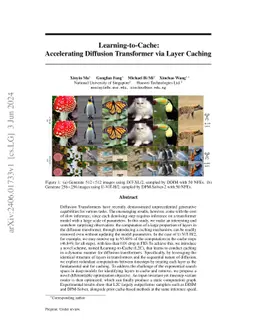 Learning-to-Cache: Accelerating Diffusion Transformer via Layer Caching