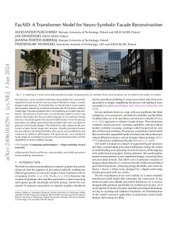 FacAID: A Transformer Model for Neuro-Symbolic Facade Reconstruction