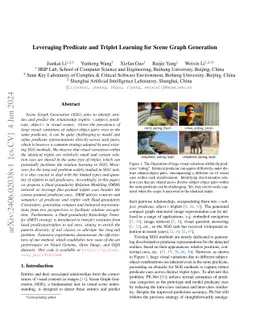 Leveraging Predicate and Triplet Learning for Scene Graph Generation