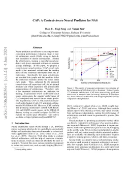 CAP: A Context-Aware Neural Predictor for NAS