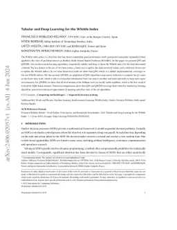 Tabular and Deep Learning for the Whittle Index