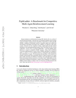 FightLadder: A Benchmark for Competitive Multi-Agent Reinforcement
  Learning