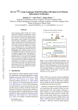 Diver: Large Language Model Decoding with Span-Level Mutual Information
  Verification