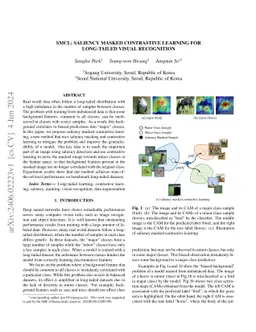 SMCL: Saliency Masked Contrastive Learning for Long-tailed Recognition
