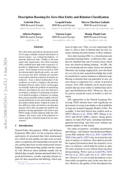 Description Boosting for Zero-Shot Entity and Relation Classification