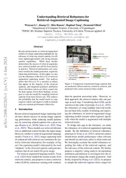 Understanding Retrieval Robustness for Retrieval-Augmented Image
  Captioning