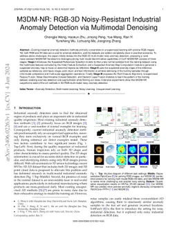 M3DM-NR: RGB-3D Noisy-Resistant Industrial Anomaly Detection via
  Multimodal Denoising