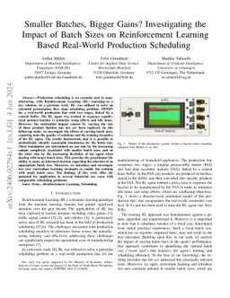 Smaller Batches, Bigger Gains? Investigating the Impact of Batch Sizes
  on Reinforcement Learning Based Real-World Production Scheduling