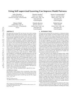 Using Self-supervised Learning Can Improve Model Fairness