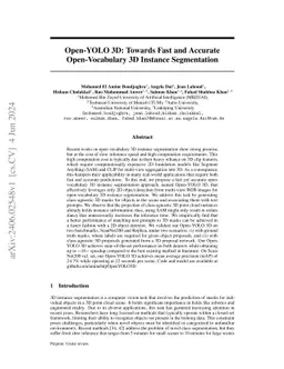 Open-YOLO 3D: Towards Fast and Accurate Open-Vocabulary 3D Instance Segmentation