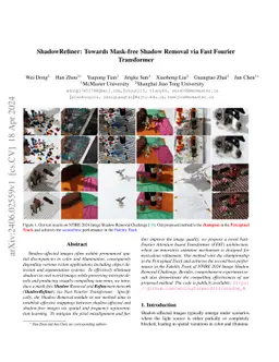 ShadowRefiner: Towards Mask-free Shadow Removal via Fast Fourier
  Transformer
