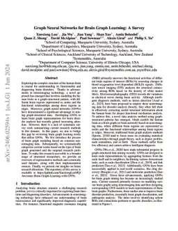 Graph Neural Networks for Brain Graph Learning: A Survey