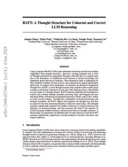 RATT: A Thought Structure for Coherent and Correct LLM Reasoning