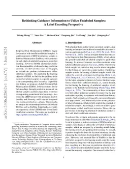 Rethinking Guidance Information to Utilize Unlabeled Samples:A Label
  Encoding Perspective