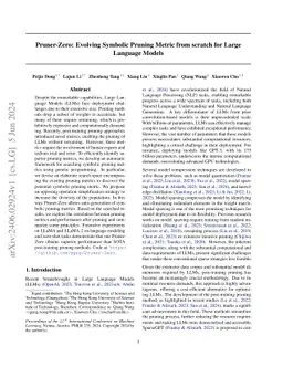Pruner-Zero: Evolving Symbolic Pruning Metric from scratch for Large
  Language Models