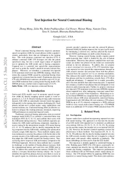 Text Injection for Neural Contextual Biasing