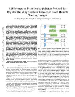 P2PFormer: A Primitive-to-polygon Method for Regular Building Contour
  Extraction from Remote Sensing Images