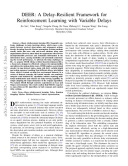 DEER: A Delay-Resilient Framework for Reinforcement Learning with
  Variable Delays