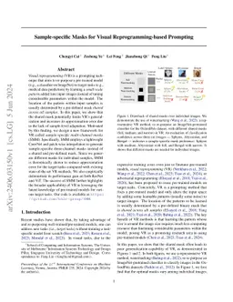 Sample-specific Masks for Visual Reprogramming-based Prompting
